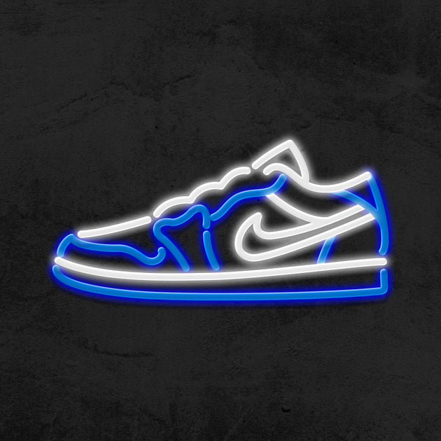 Air Jordan 1 Low Blue LED Neon Sign – MK Neon