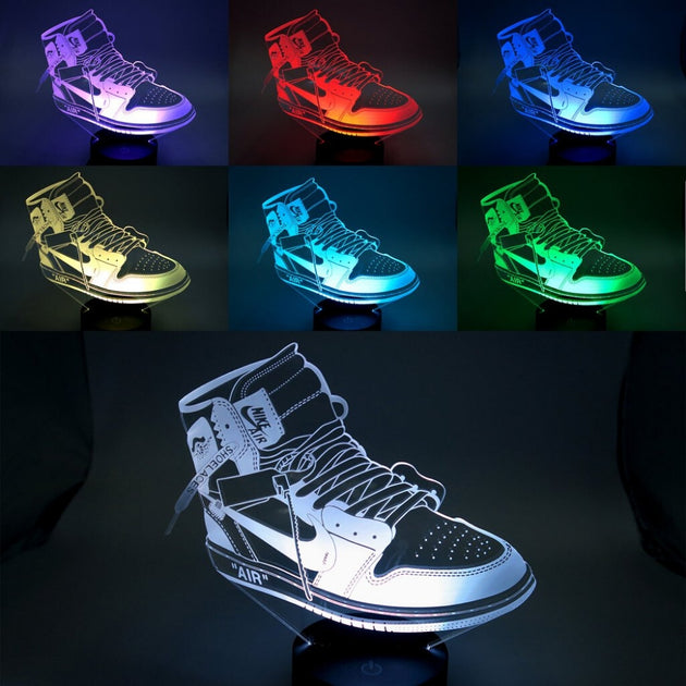 Air Jordan 1 Off White, Sneaker LED Lights