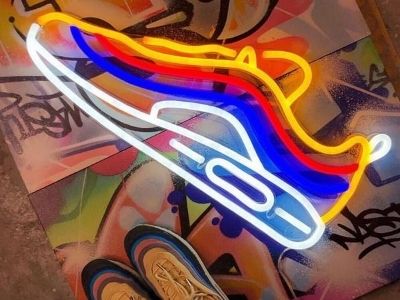 sneaker neon signs mk neon