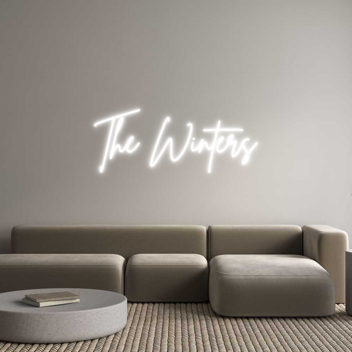 Create your Neon Sign The Winters