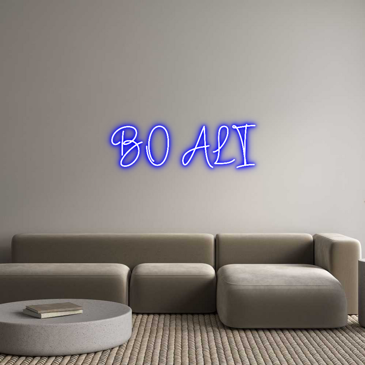 Create your Neon Sign BO ALI