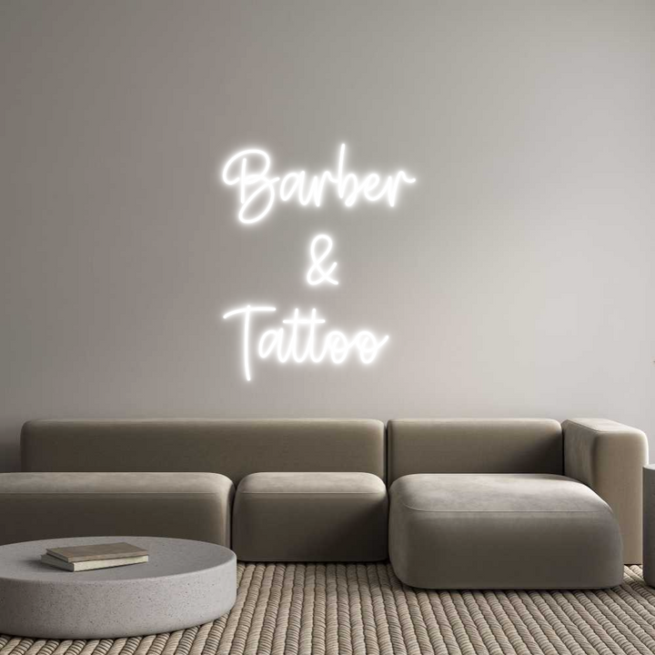 Create your Neon Sign Barber 
    ...