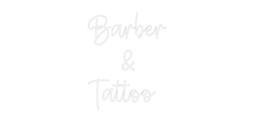 Create your Neon Sign Barber 
    ...