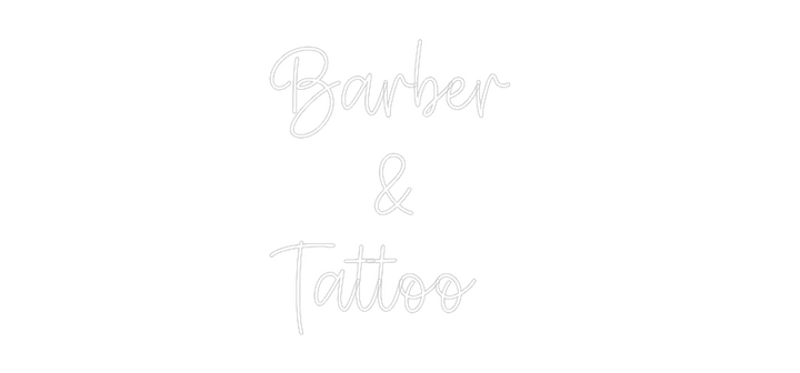 Create your Neon Sign Barber 
    ...