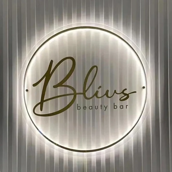 Backlit Sign for Beauty Salon