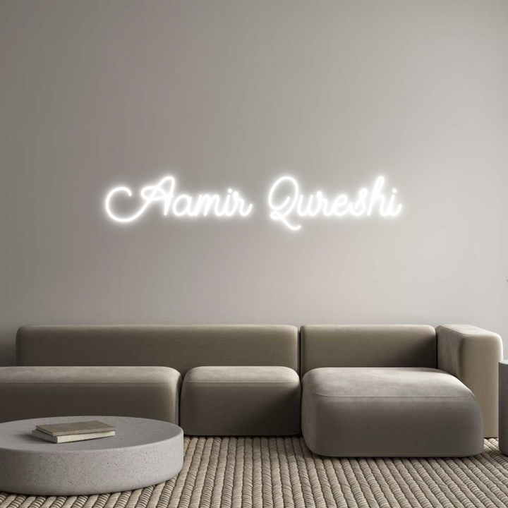 Create your Neon Sign Aamir Qureshi