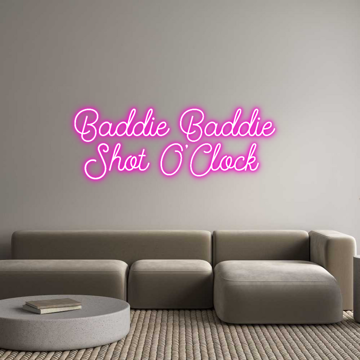 Create your Neon Sign Baddie Baddie...