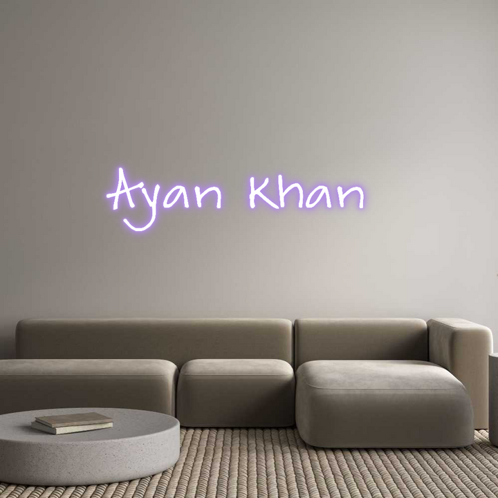 Create your Neon Sign Ayan khan