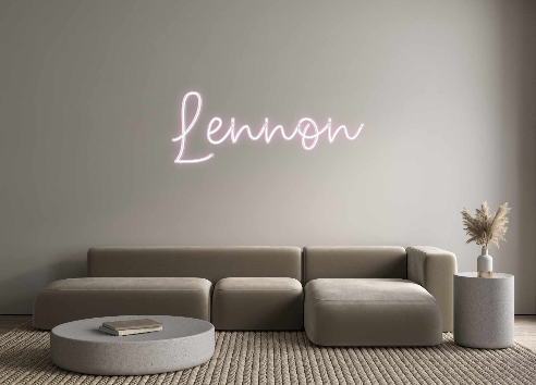 Create your Neon Sign Lennon