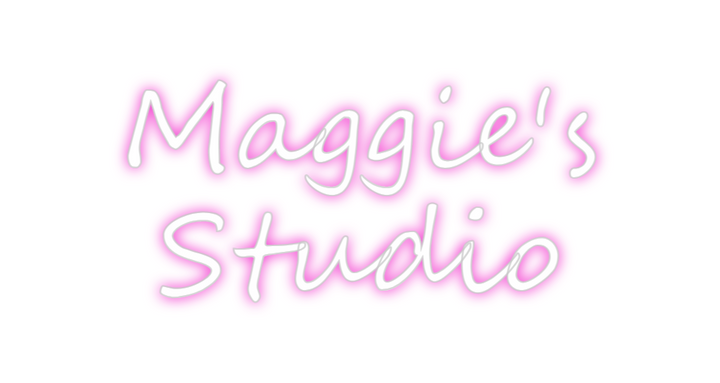 Create your Neon Sign Maggie's
Studio