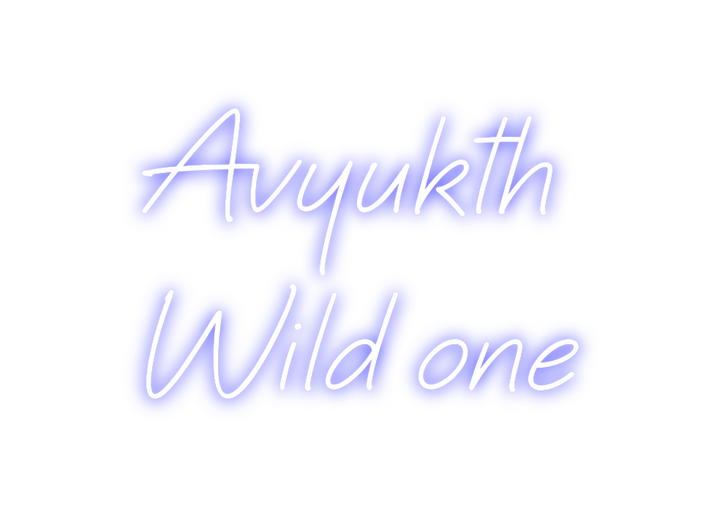 Create your Neon Sign Avyukth
Wild ...