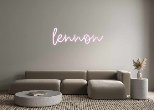 Create your Neon Sign lennon