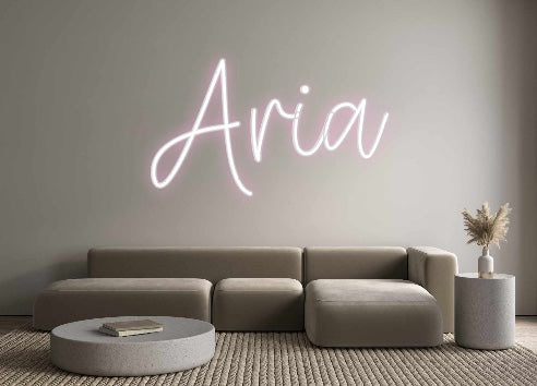 Create your Neon Sign Aria