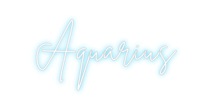 Create your Neon Sign Aquarius