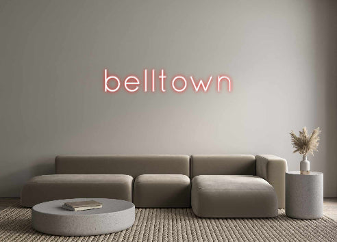 Create your Neon Sign belltown