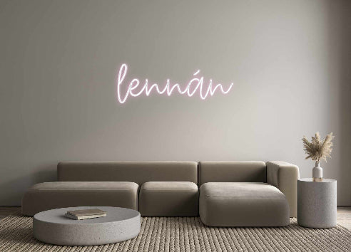 Create your Neon Sign lennán