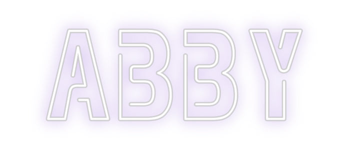 Create your Neon Sign Abby