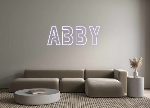 Create your Neon Sign Abby