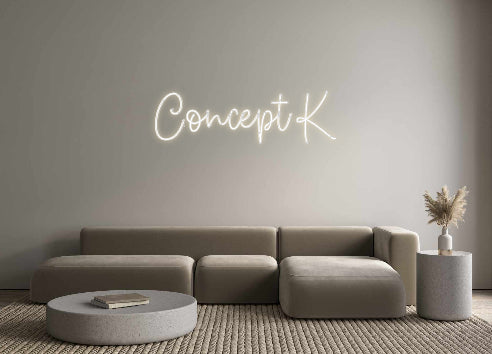 Create your Neon Sign Concept K