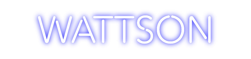 Create your Neon Sign Wattson