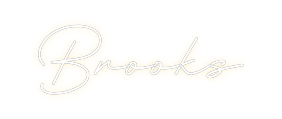 Create your Neon Sign Brooks