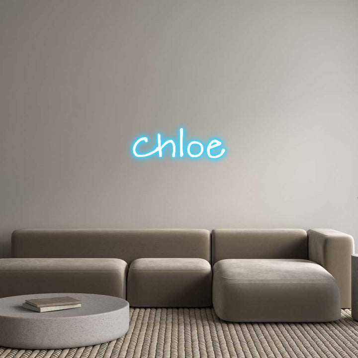 Create your Neon Sign Chloe