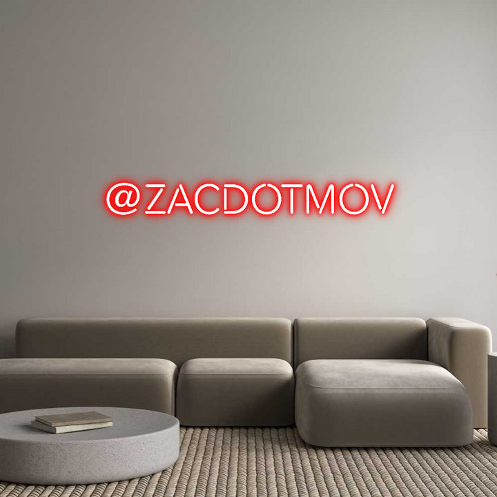 Create your Neon Sign @ZACDOTMOV