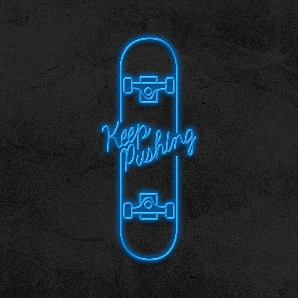 skate neon sign led mk neon