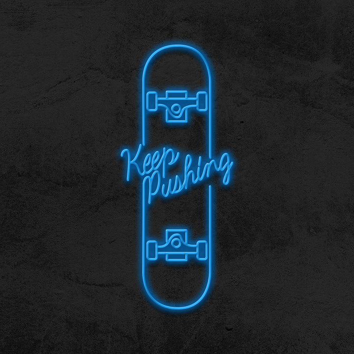 skate neon sign led mk neon