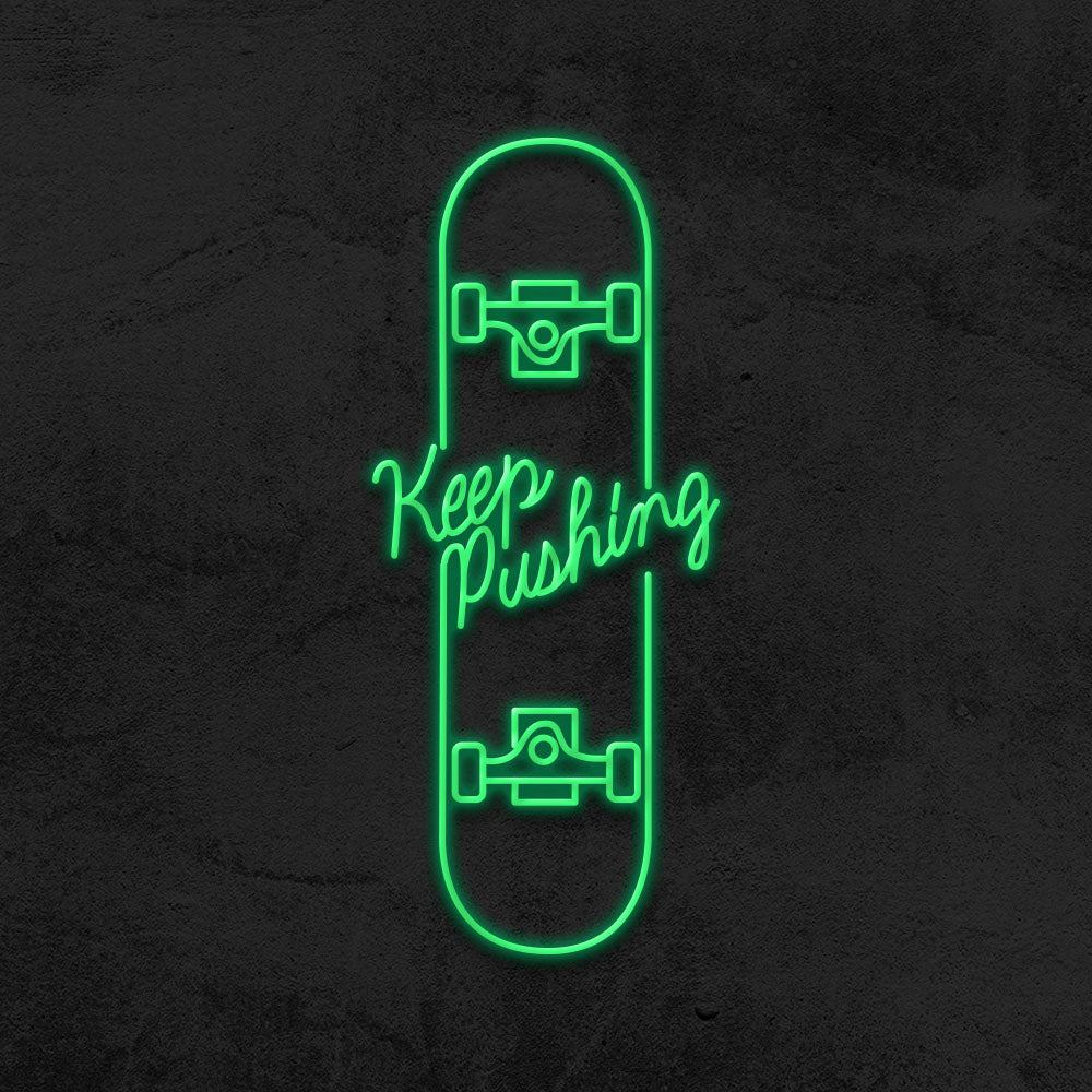 skate neon sign led mk neon