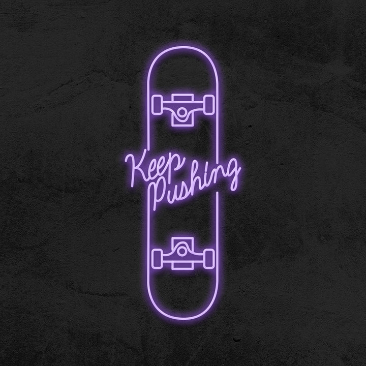 skate neon sign led mk neon