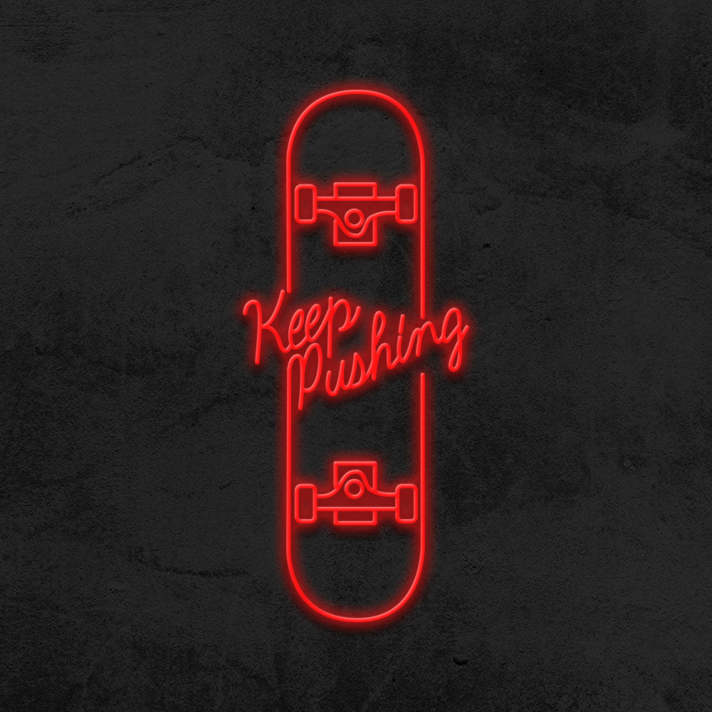 skate neon sign led mk neon