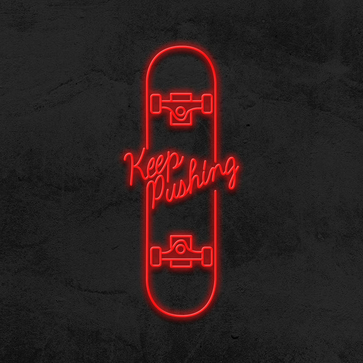 skate neon sign led mk neon