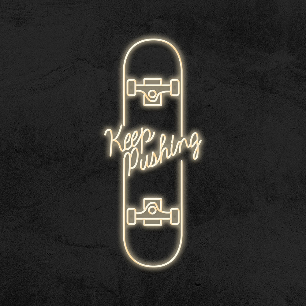 skate neon sign led mk neon