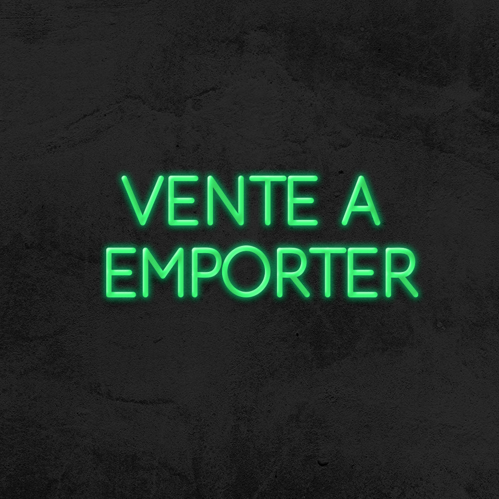 vente a emporter neon sign led mk neon