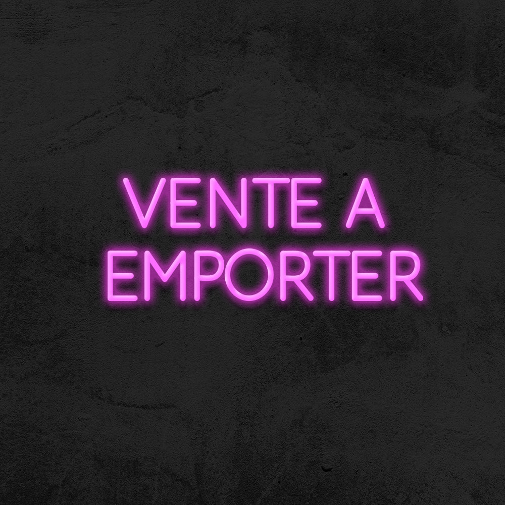 vente a emporter neon sign led mk neon