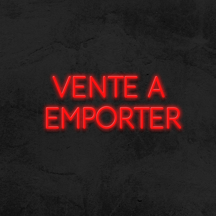 vente a emporter neon sign led mk neon