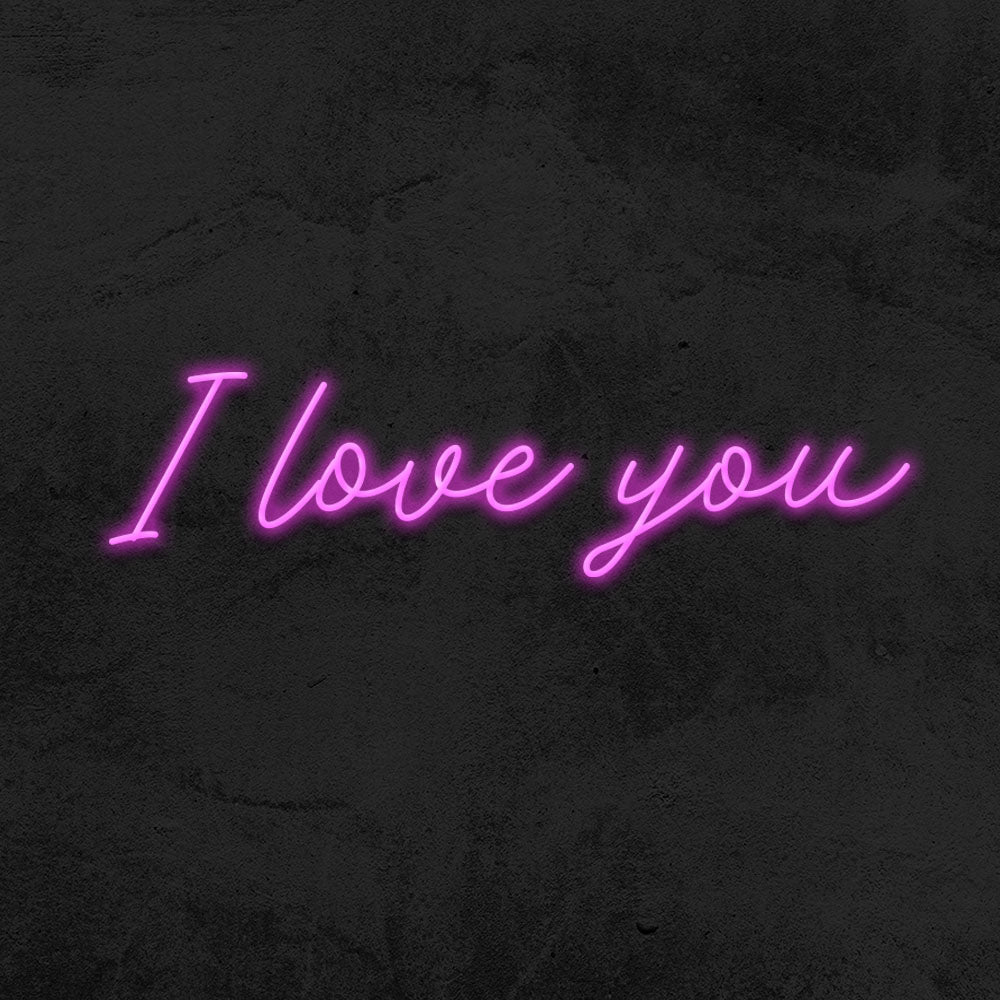 I Love You LED Wedding Neon Sign MK Neon