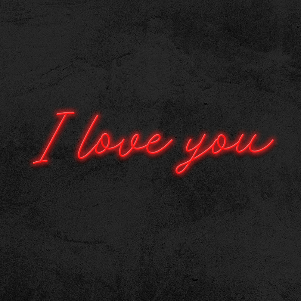 I Love You LED Wedding Neon Sign MK Neon