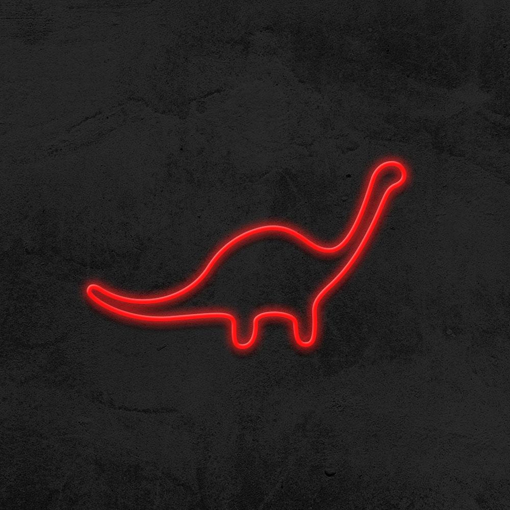 dinosaur neon sign LED kid room mk neon