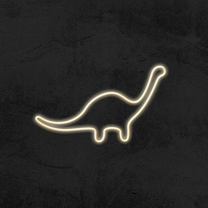 dinosaur neon sign LED kid room mk neon