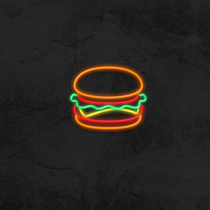 Burger - LED Neon Sign