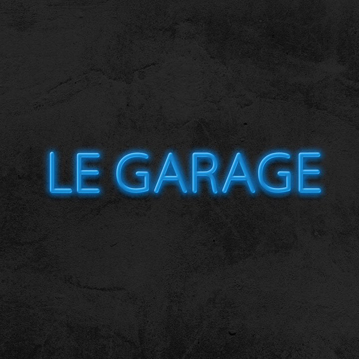 le garage neon sign led mk neon