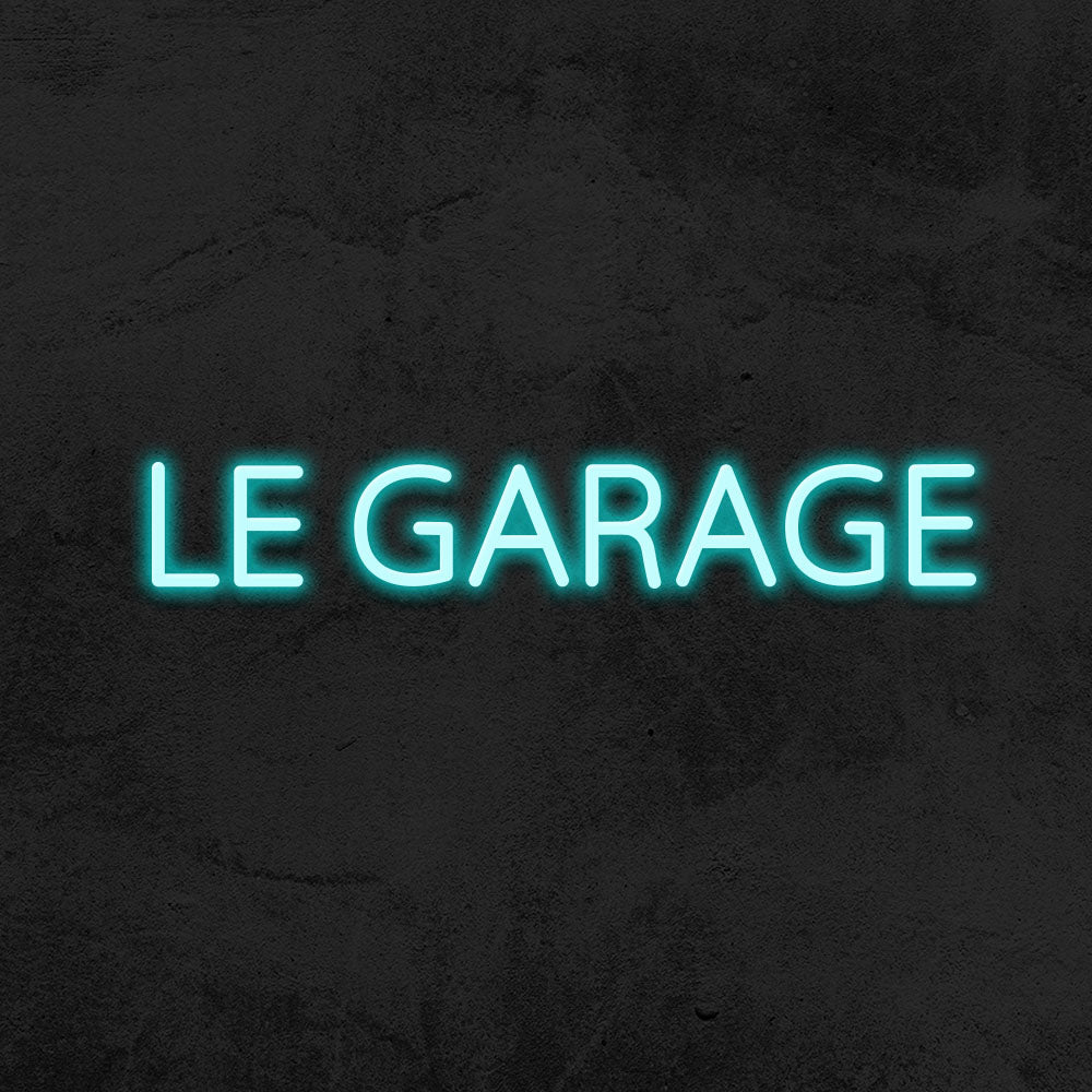 le garage neon sign led mk neon