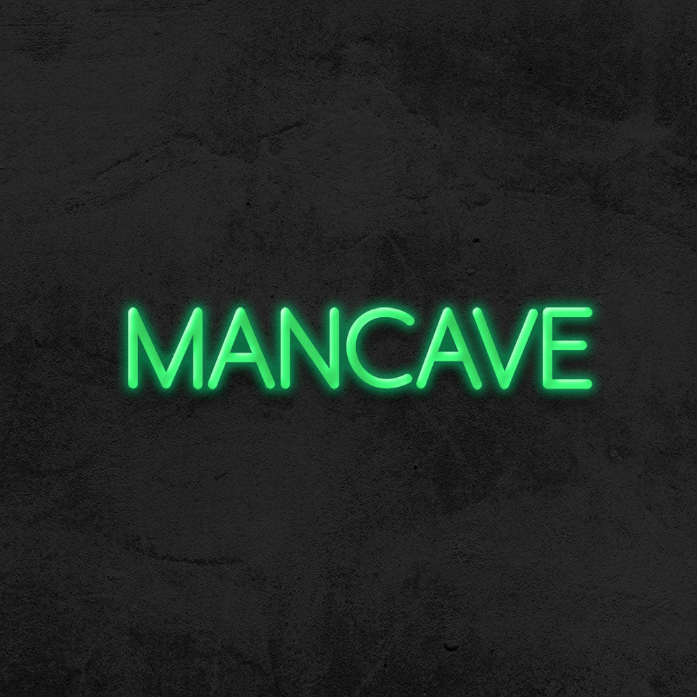 mancave neon sign led mancave mk neon