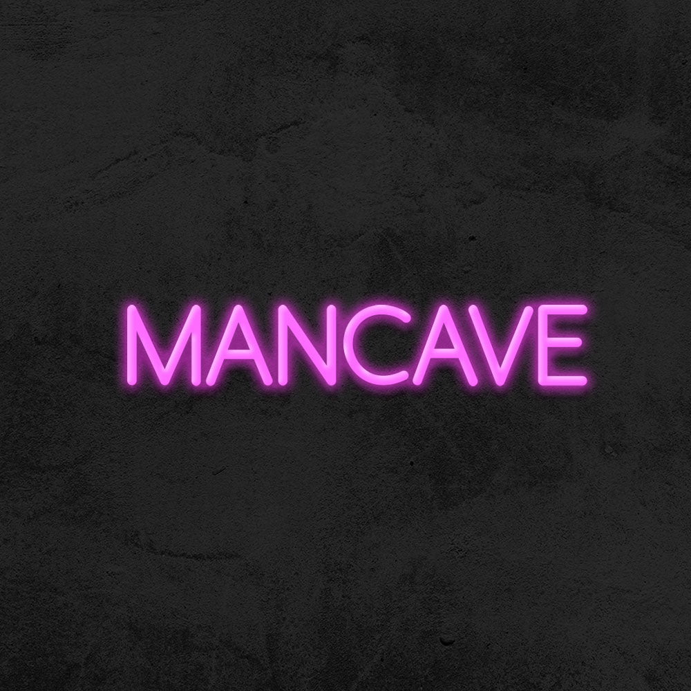 mancave neon sign led mancave mk neon