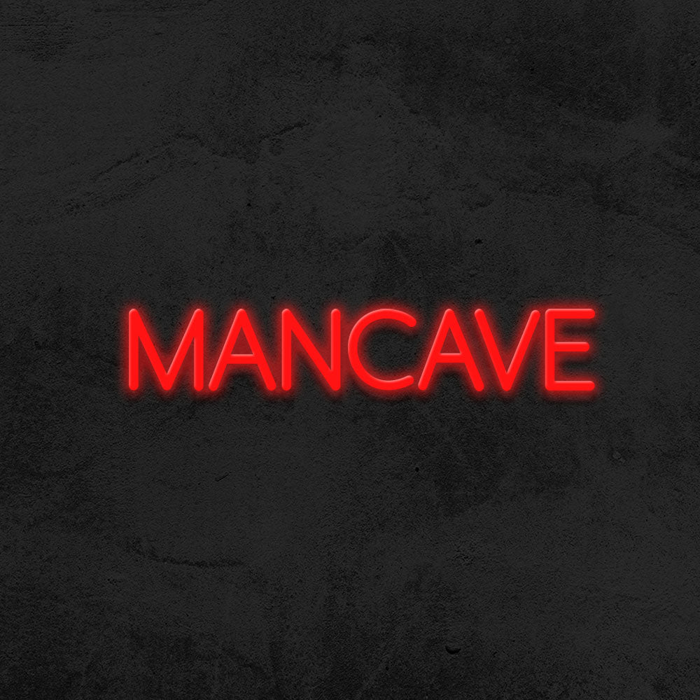 mancave neon sign led mancave mk neon