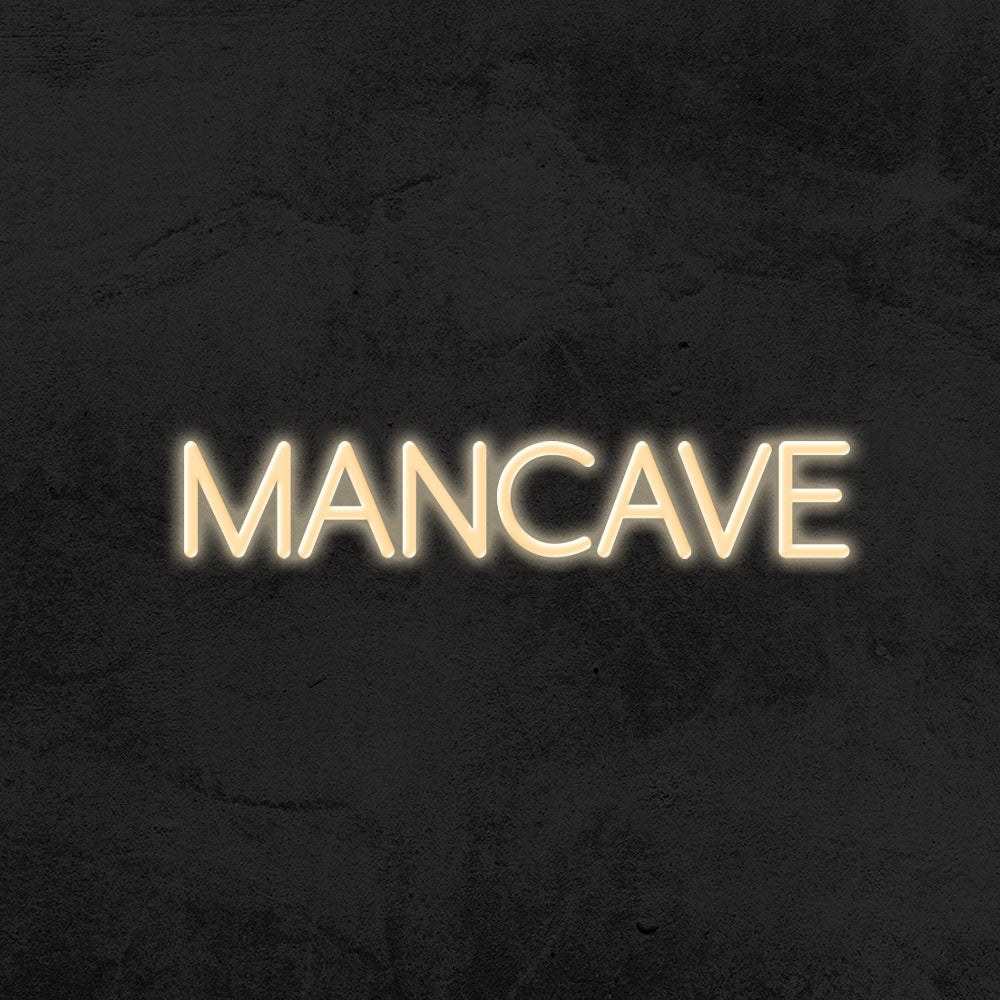 mancave neon sign led mancave mk neon