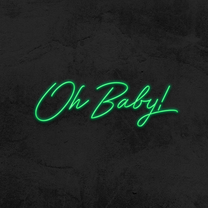 oh baby neon sign led baby shower mk neon