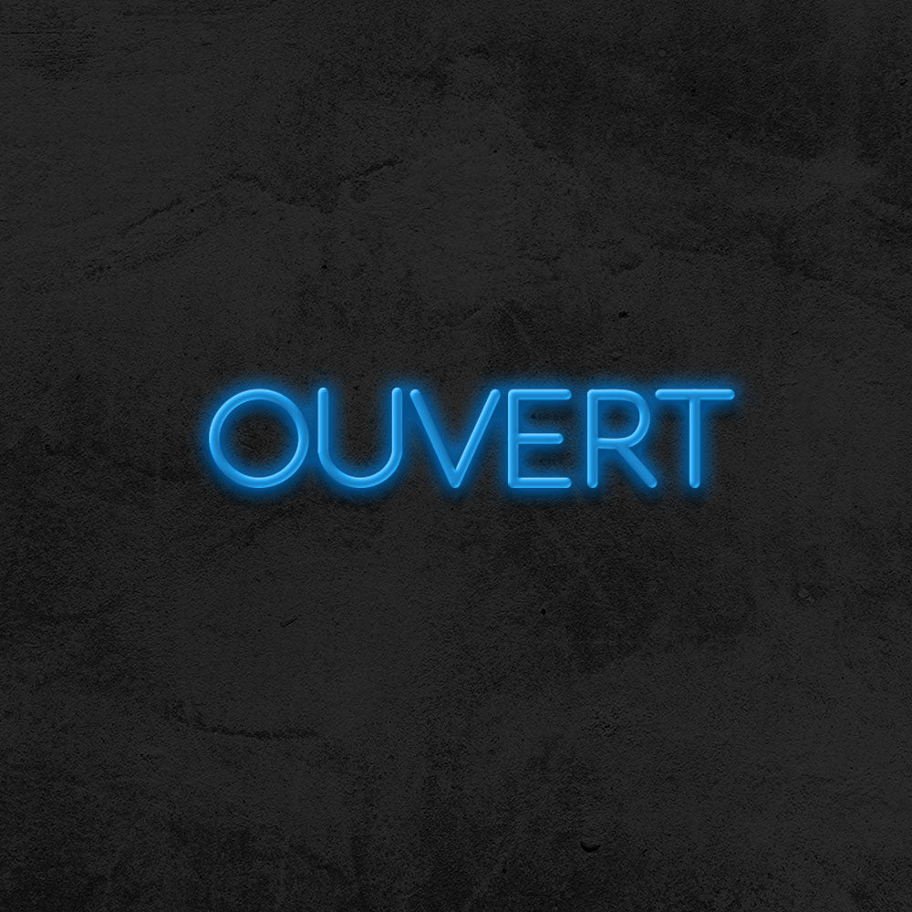 ouvert neon sign led restaurant mk neon